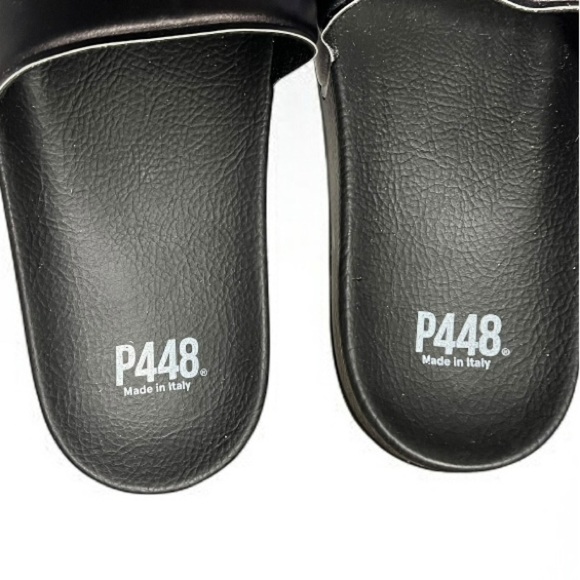 🌻NEW NWOT P448 Black Super Water Resistant Slide Sandal Men's size: EU 40 US 7 - Picture 5 of 8
